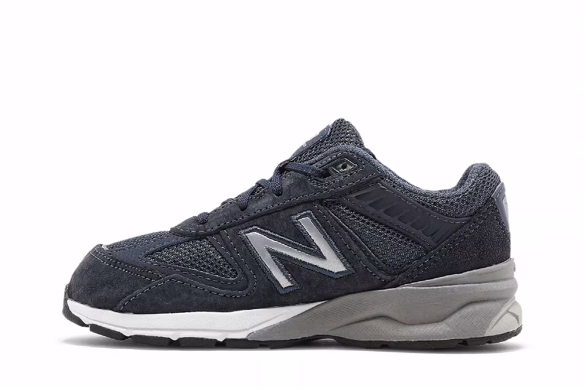 New Balance 990v5 Toddler Navy, view 4