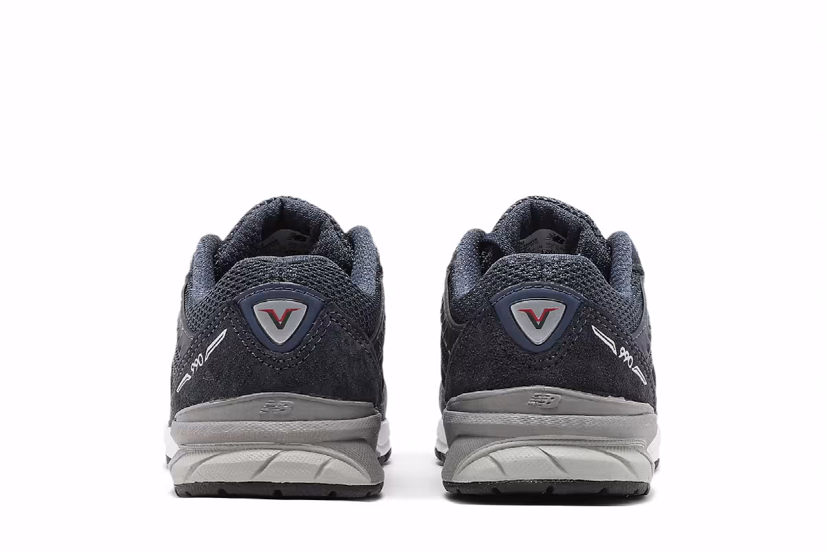 New Balance 990v5 Toddler Navy, view 7