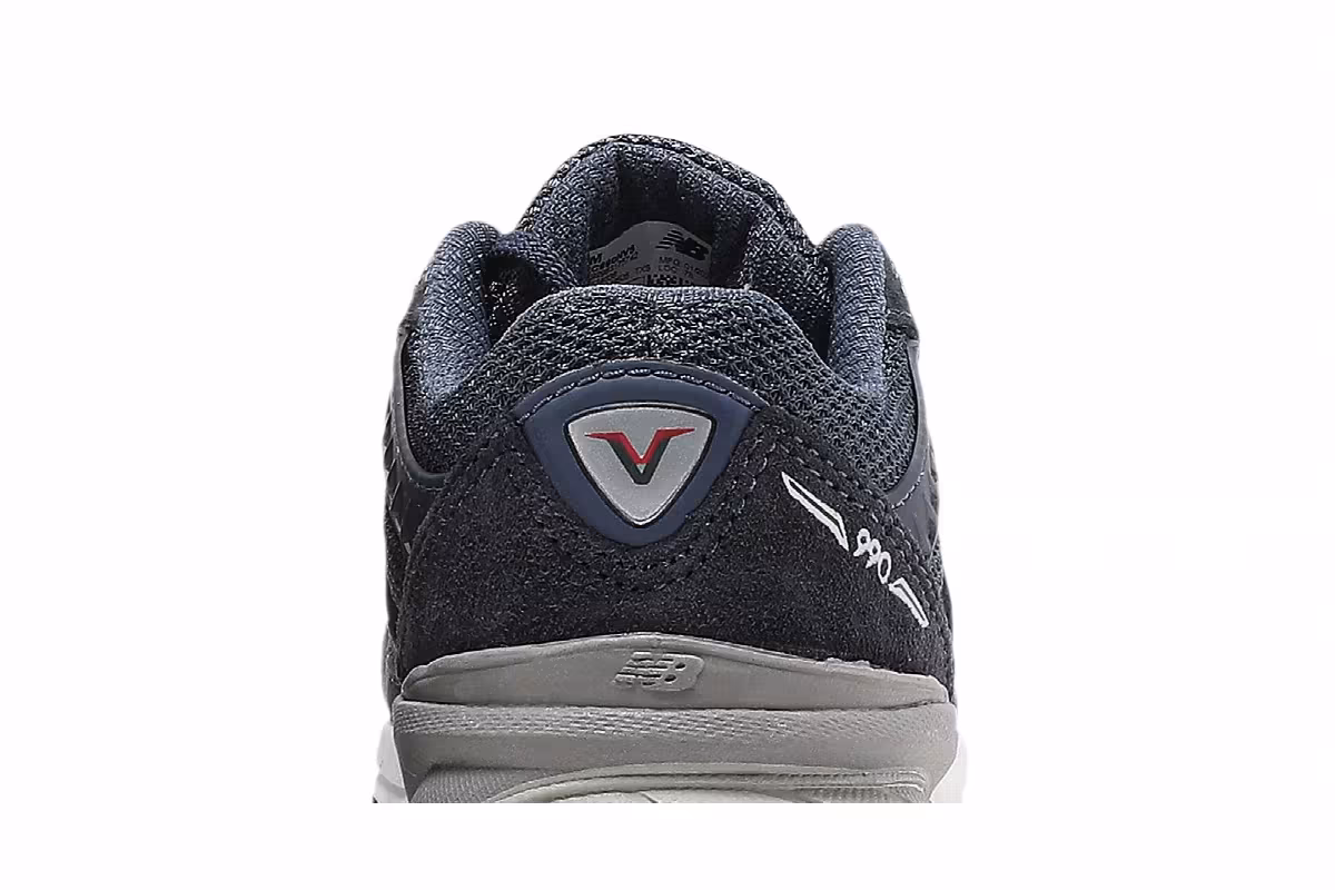 New Balance 990v5 Toddler Navy, view 8
