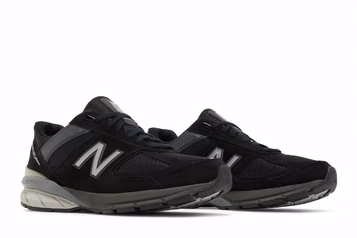 New Balance 990v5 Made In USA Extra Wide Black, view 9