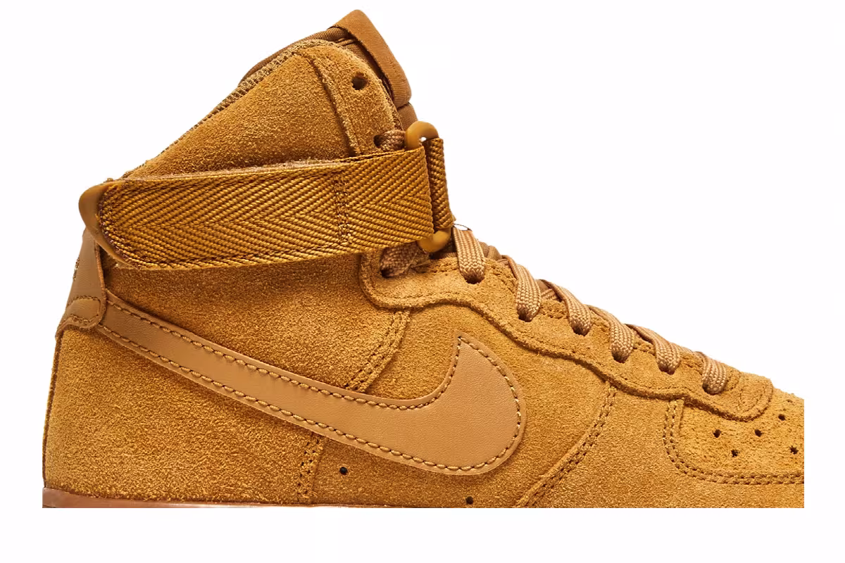 Nike Air Force 1 High LV8 3 GS Wheat, view 3