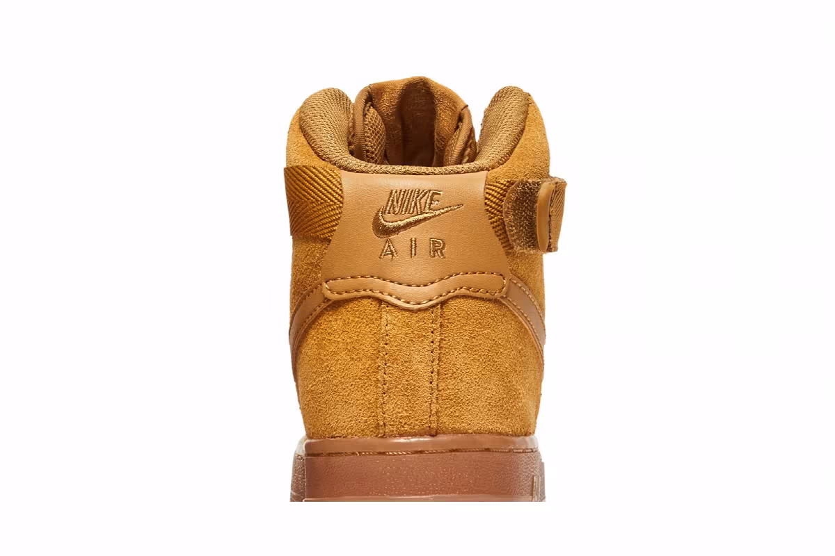 Nike Air Force 1 High LV8 3 GS Wheat, view 8