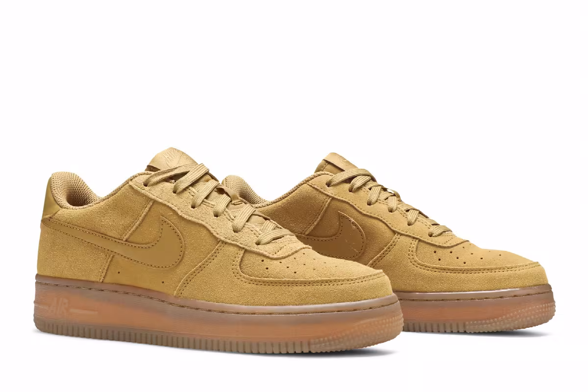 Nike Air Force 1 LV8 3 GS Wheat, view 9