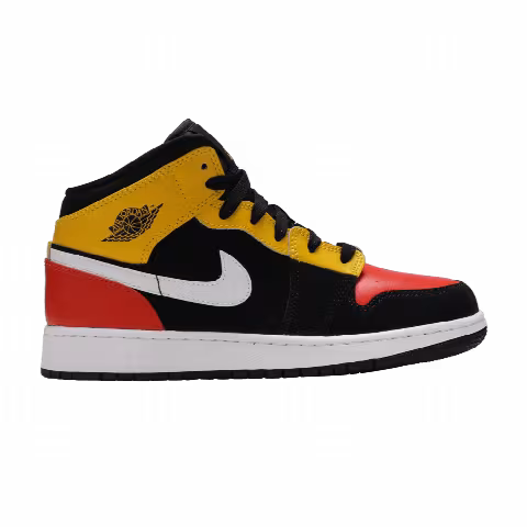 Nike Air Jordan 1 Mid SE GS 'Amarillo Team Orange'