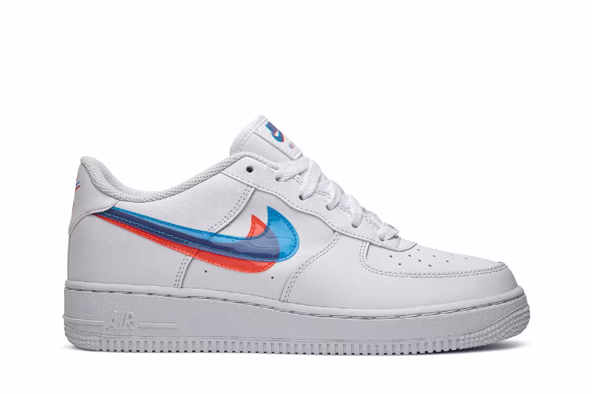 Nike Air Force 1 LV8 KSA GS 3D Glasses, view 2