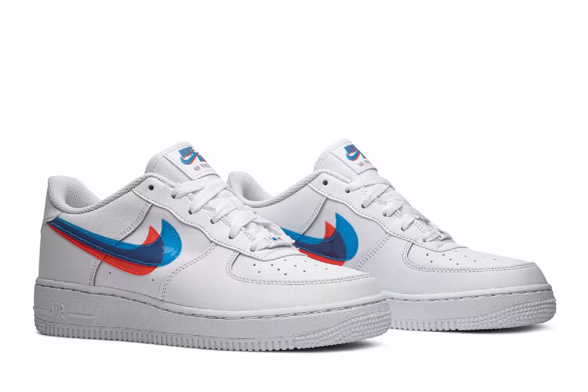Nike Air Force 1 LV8 KSA GS 3D Glasses, view 9