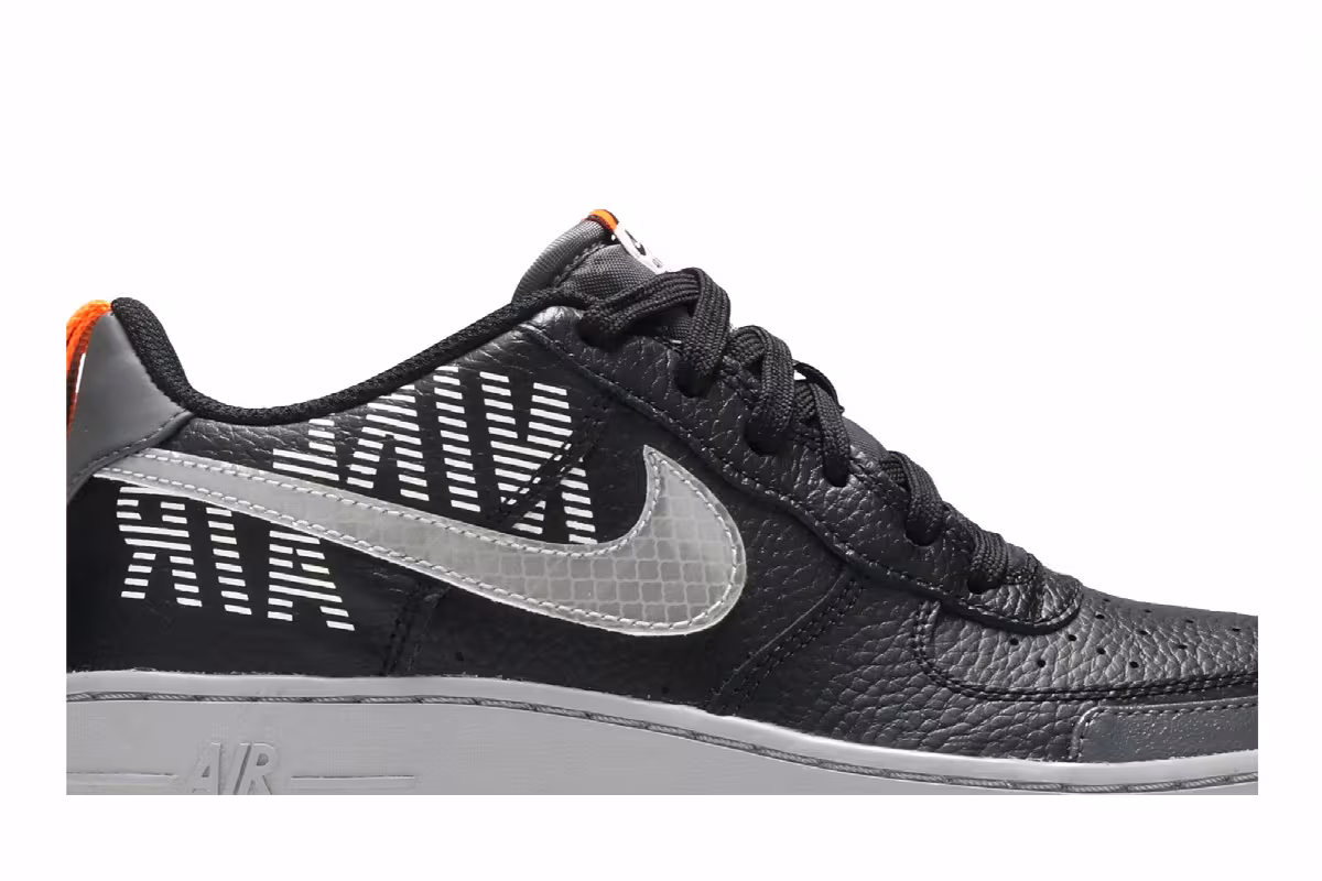 Nike Air Force 1 LV8 2 GS Under Construction - Black, view 3