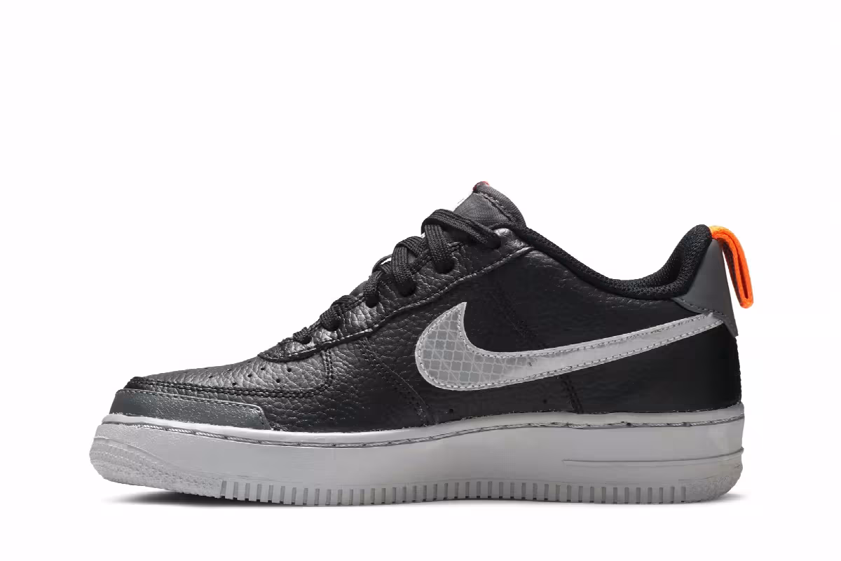 Nike Air Force 1 LV8 2 GS Under Construction - Black, view 4