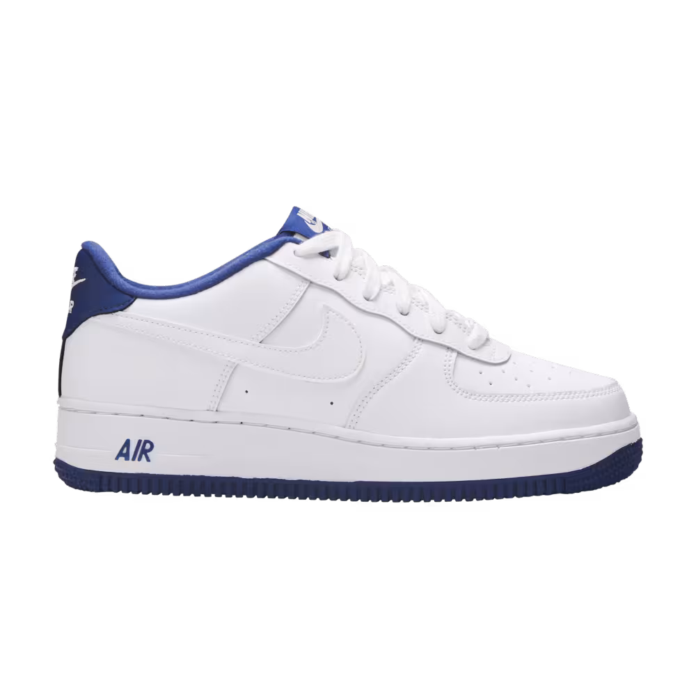 Nike Air Force 1 GS White Deep Royal Blue