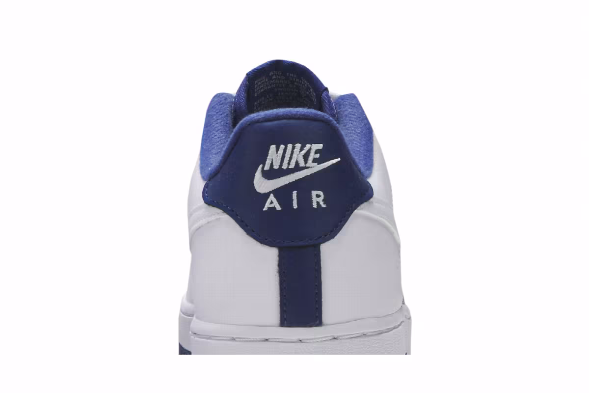 Nike Air Force 1 GS White Deep Royal Blue, view 8