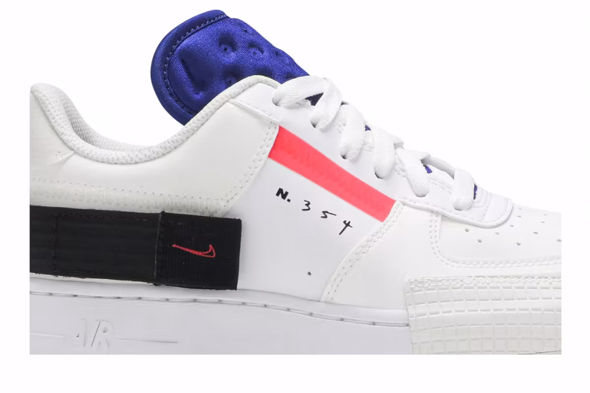 Nike Air Force 1 Low Drop Type GS Summit White, view 3