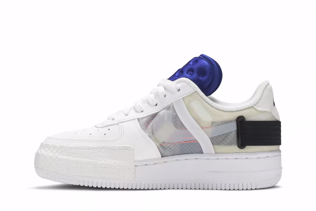 Nike Air Force 1 Low Drop Type GS Summit White, view 4