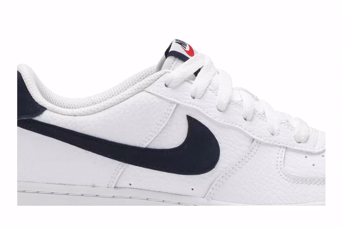 Nike Air Force 1 Low GS White Obsidian, view 3