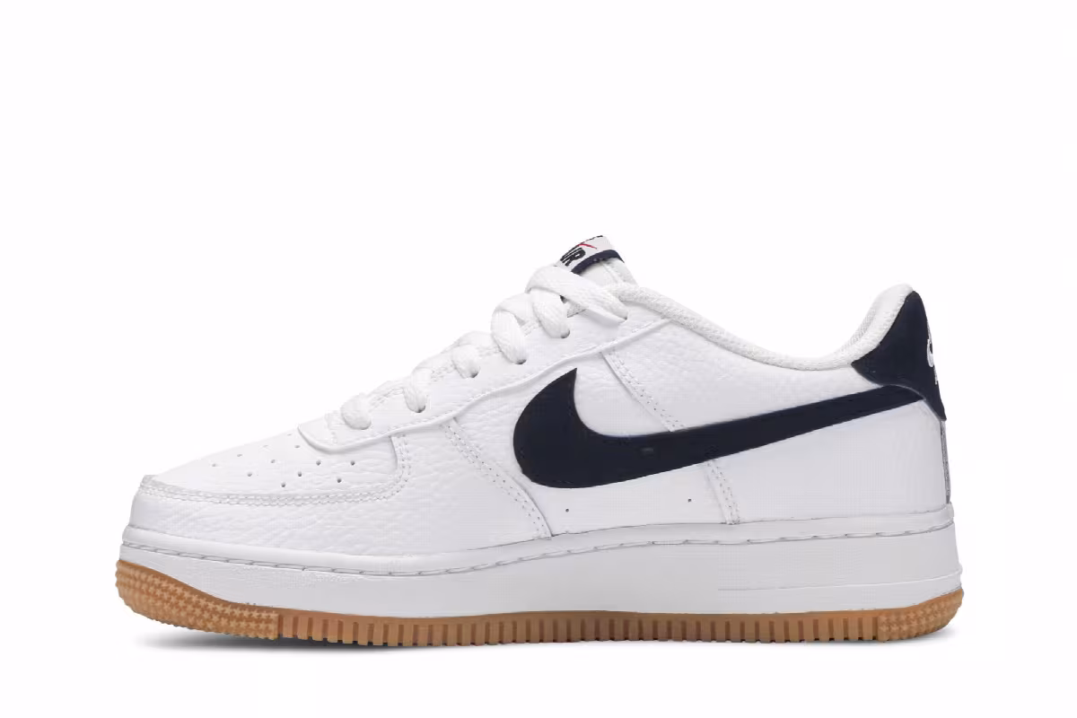 Nike Air Force 1 Low GS White Obsidian, view 4