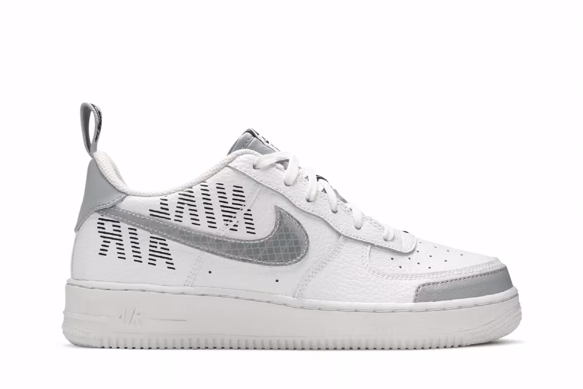 Nike Air Force 1 LV8 2 GS White Wolf Grey, view 2