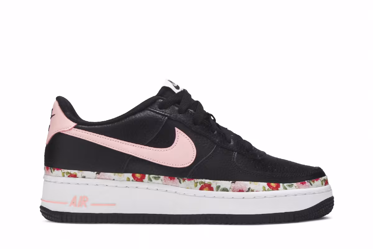 Nike Air Force 1 Vintage Floral GS Pink Tint, view 2