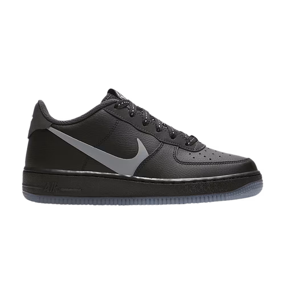 Nike Air Force 1 LV8 3 GS Black Silver Lilac