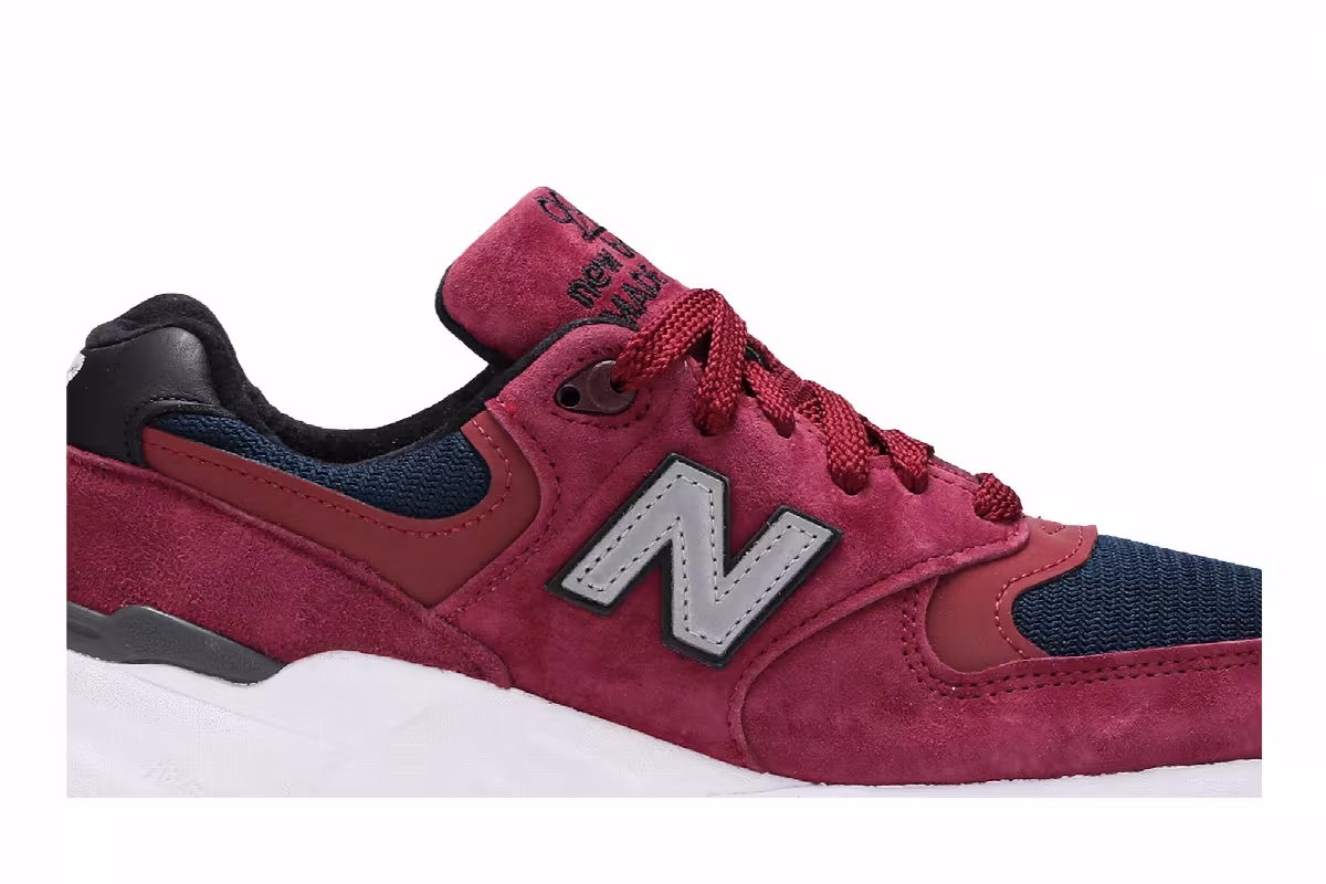 New Balance 999 Made in USA Burgundy Navy, view 3