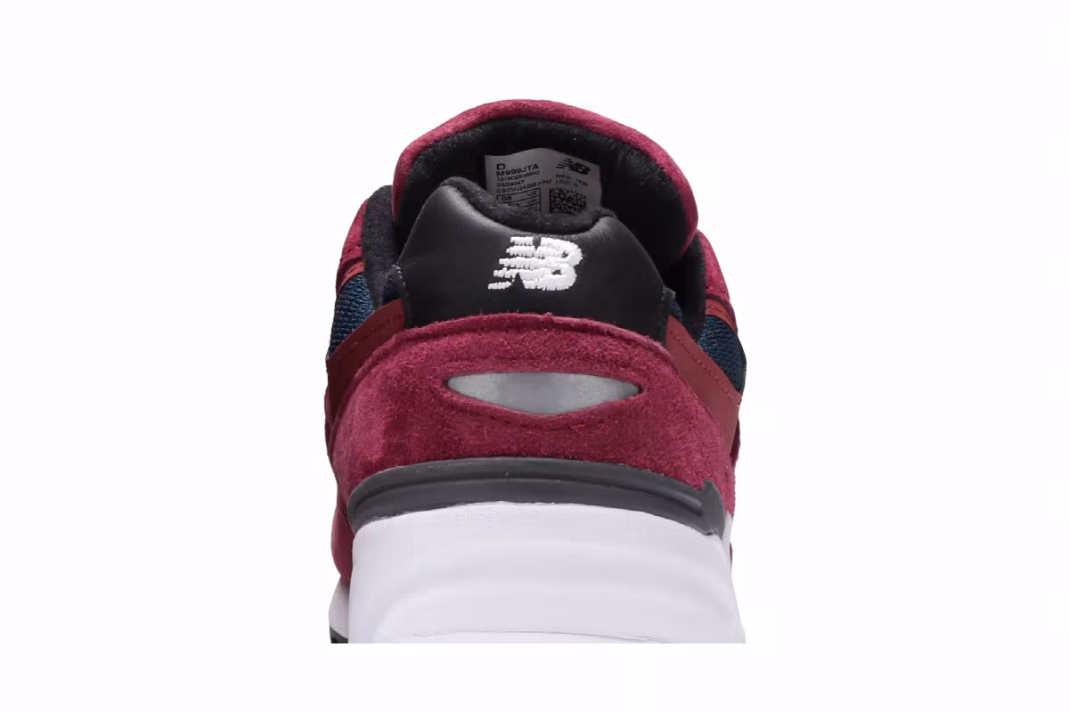 New Balance 999 Made in USA Burgundy Navy, view 8