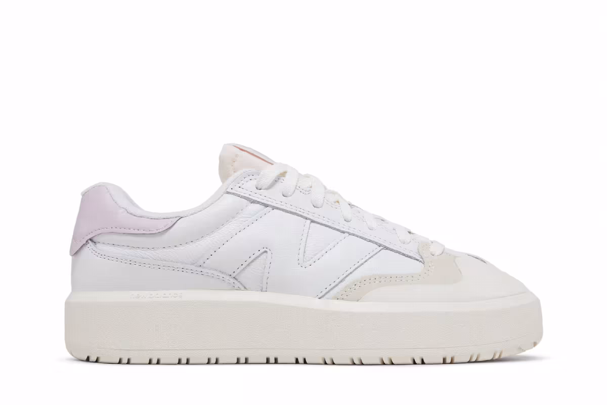 New Balance CT302 White Matte Pink, view 2