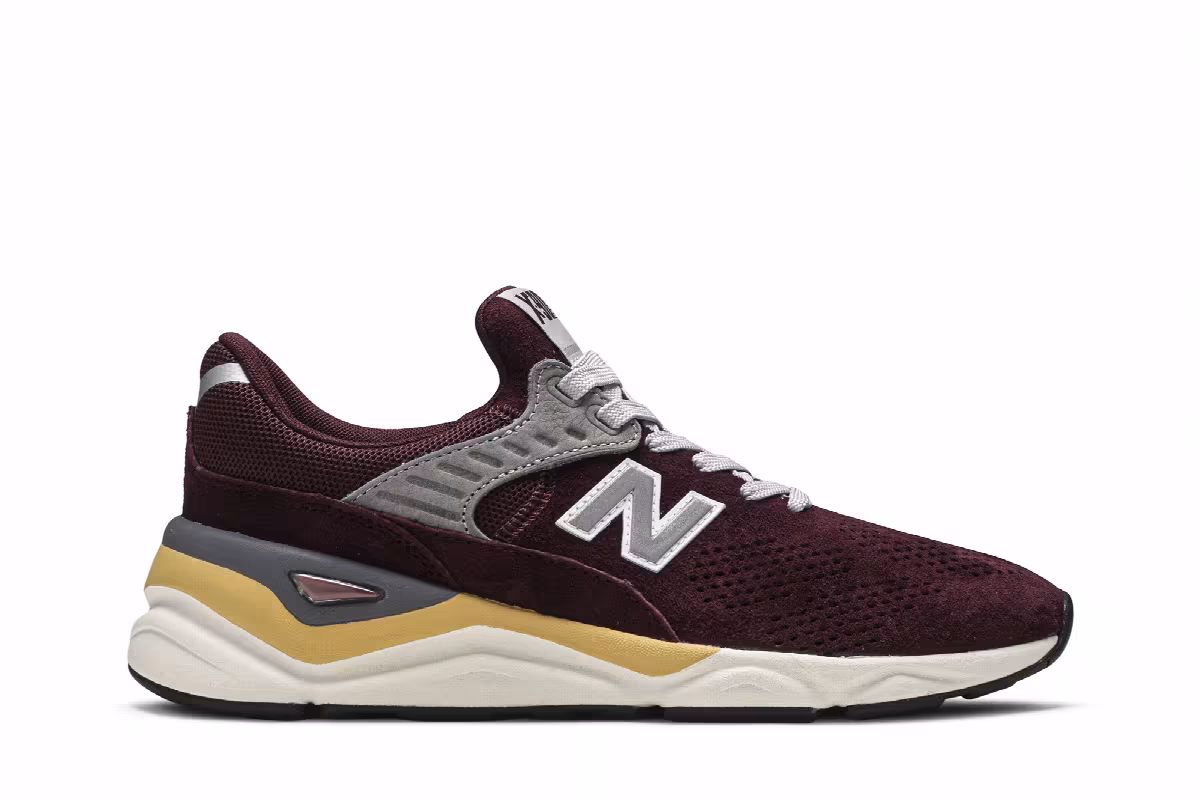 New Balance X-90 Burgundy, view 2