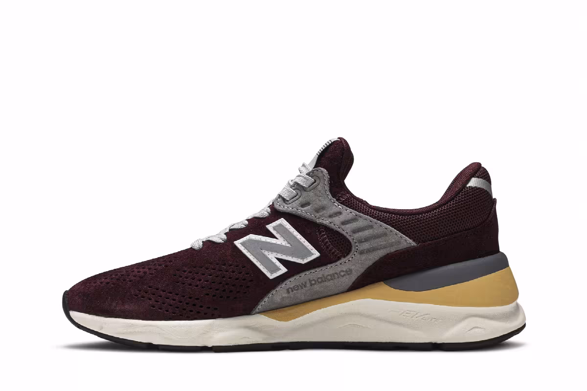 New Balance X-90 Burgundy, view 4