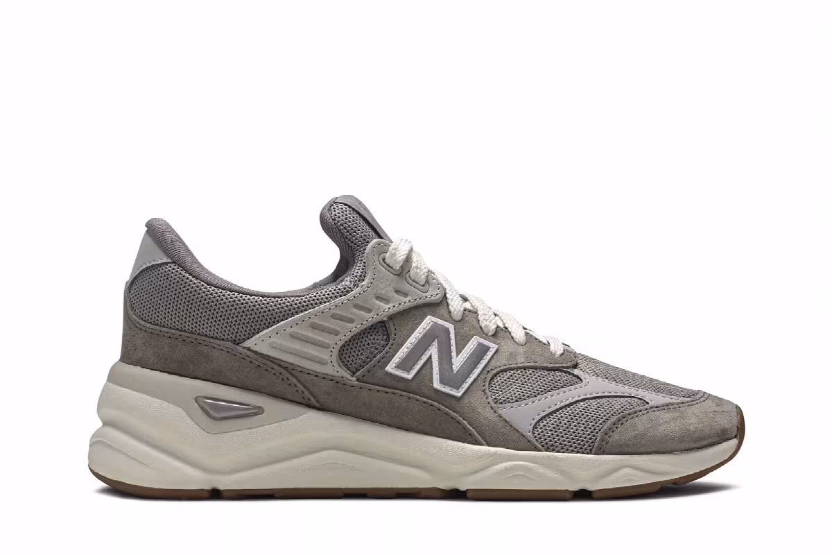 New Balance X-90 Brown Ivory, view 2