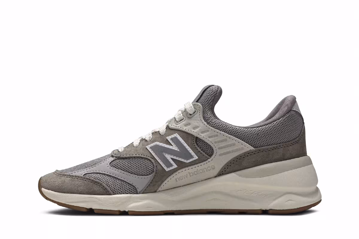 New Balance X-90 Brown Ivory, view 4