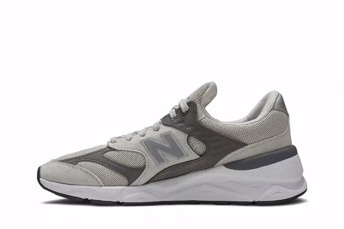 New Balance X-90v2 Natural Castlerock, view 4