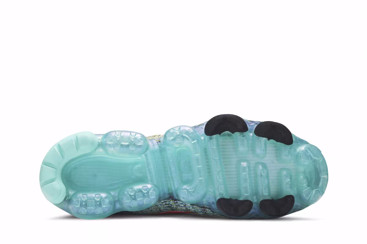 Nike Air VaporMax Flyknit 3 Turquoise Crimson, view 5