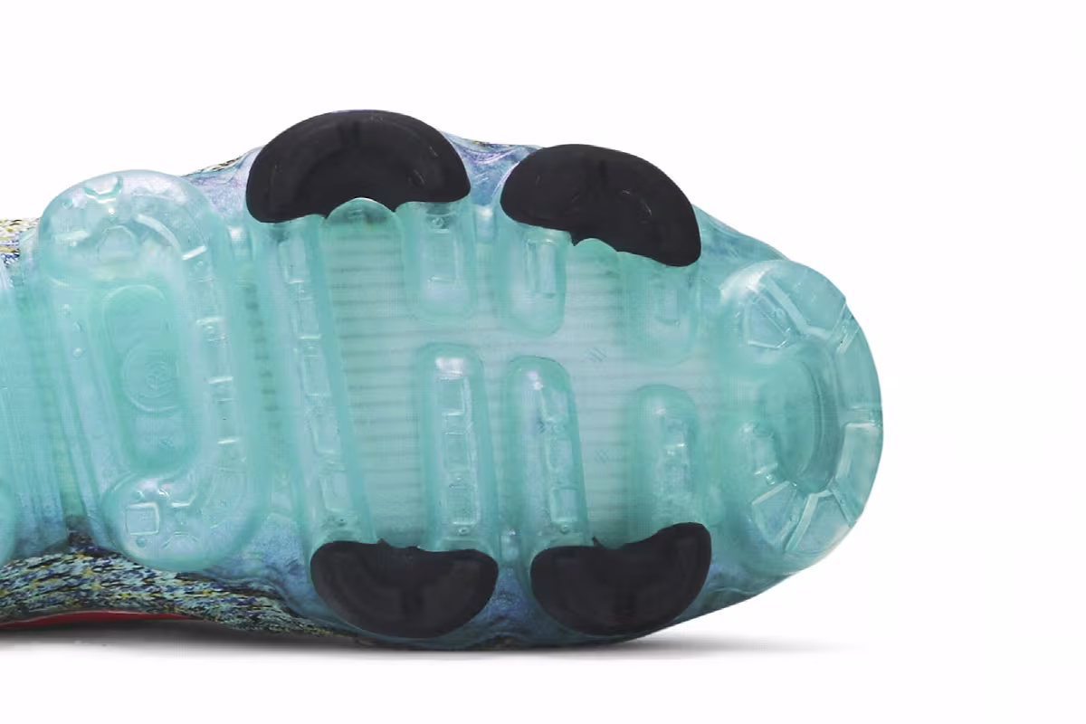 Nike Air VaporMax Flyknit 3 Turquoise Crimson, view 6