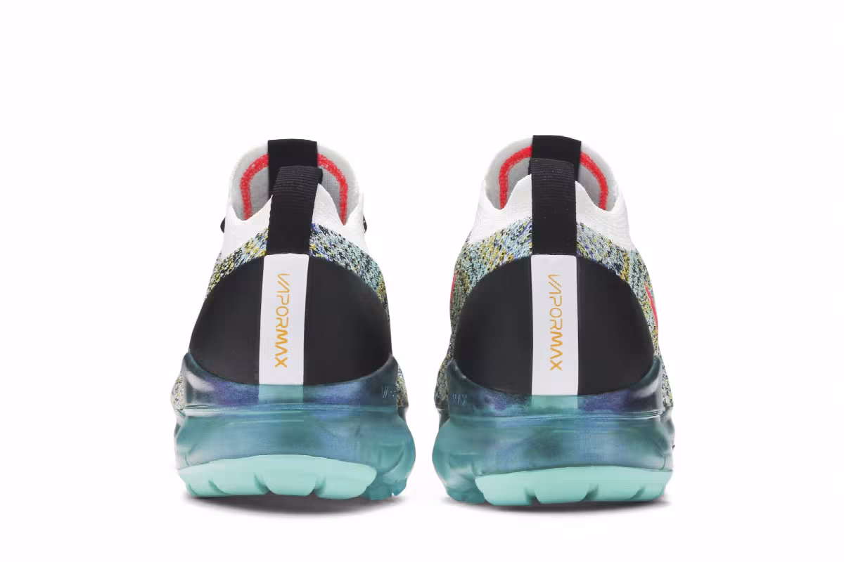 Nike Air VaporMax Flyknit 3 Turquoise Crimson, view 7