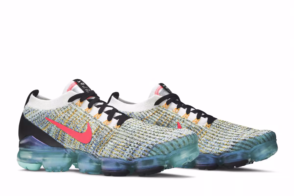 Nike Air VaporMax Flyknit 3 Turquoise Crimson, view 9