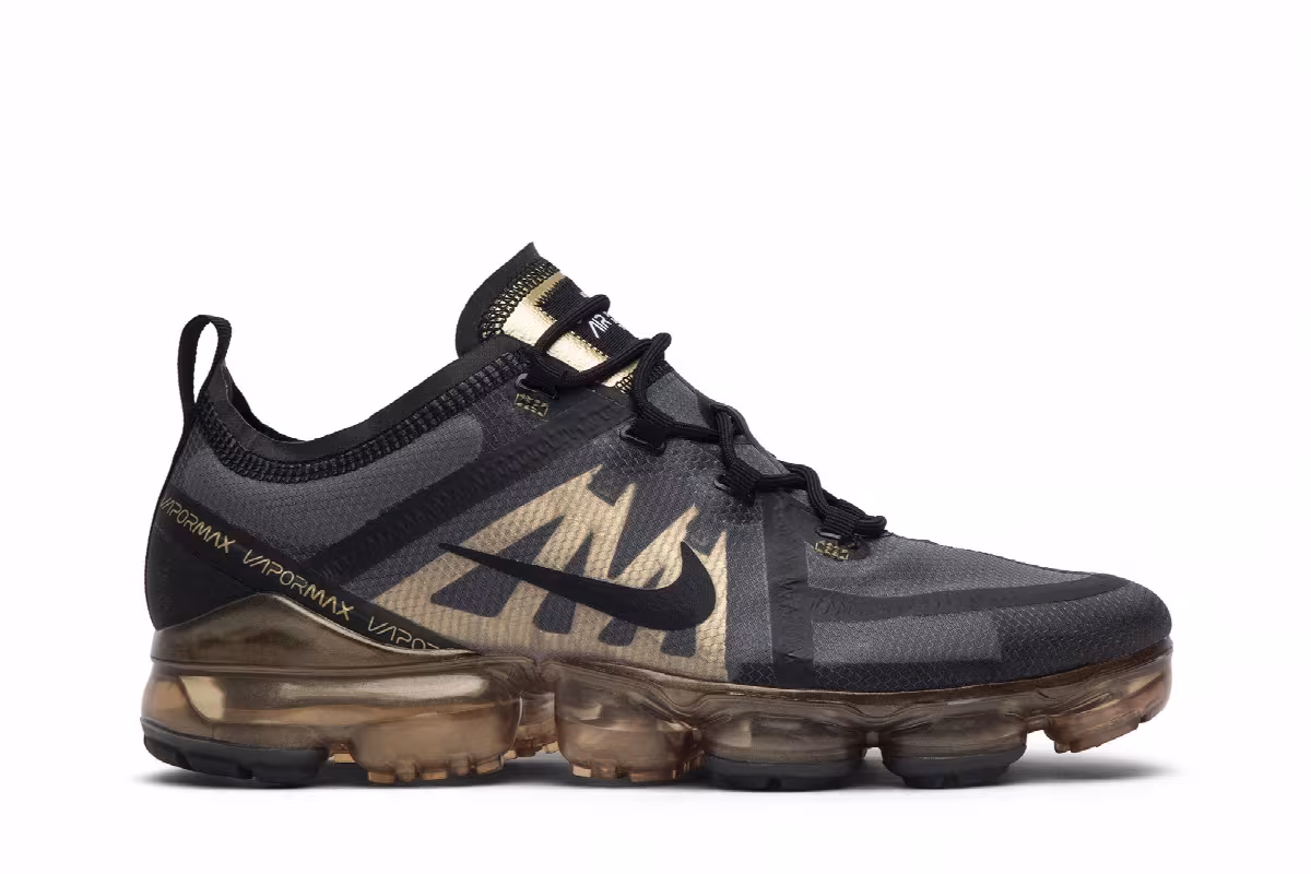Nike Air VaporMax 2019 Black Gold, view 2
