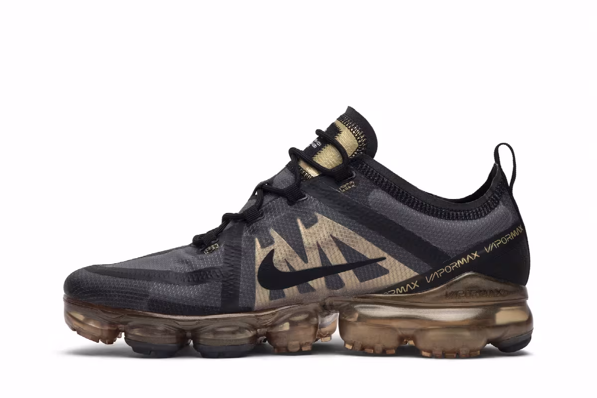 Nike Air VaporMax 2019 Black Gold, view 4