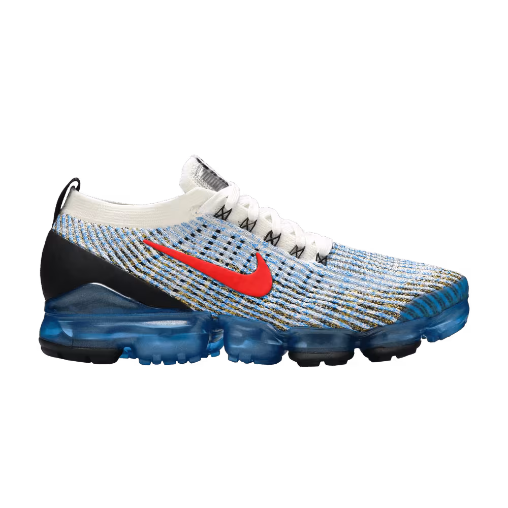 Nike Air VaporMax Flyknit 3 Photo Blue Gold