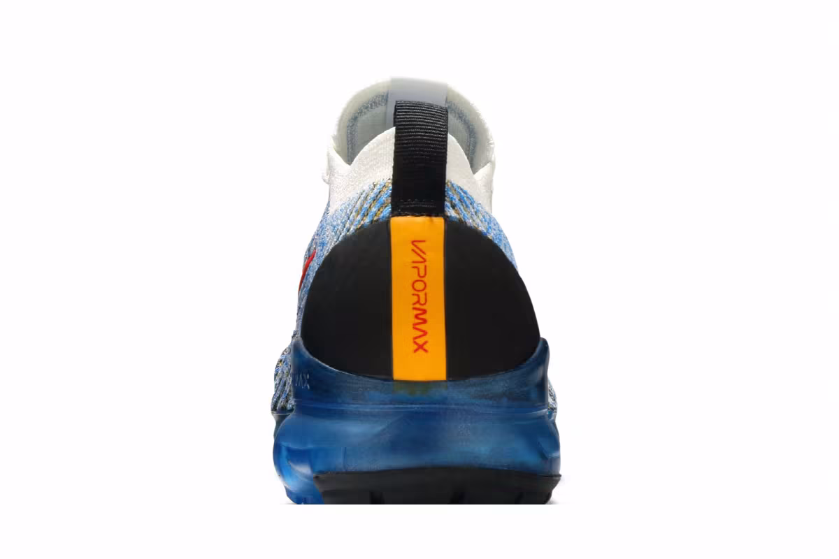 Nike Air VaporMax Flyknit 3 Photo Blue Gold, view 8