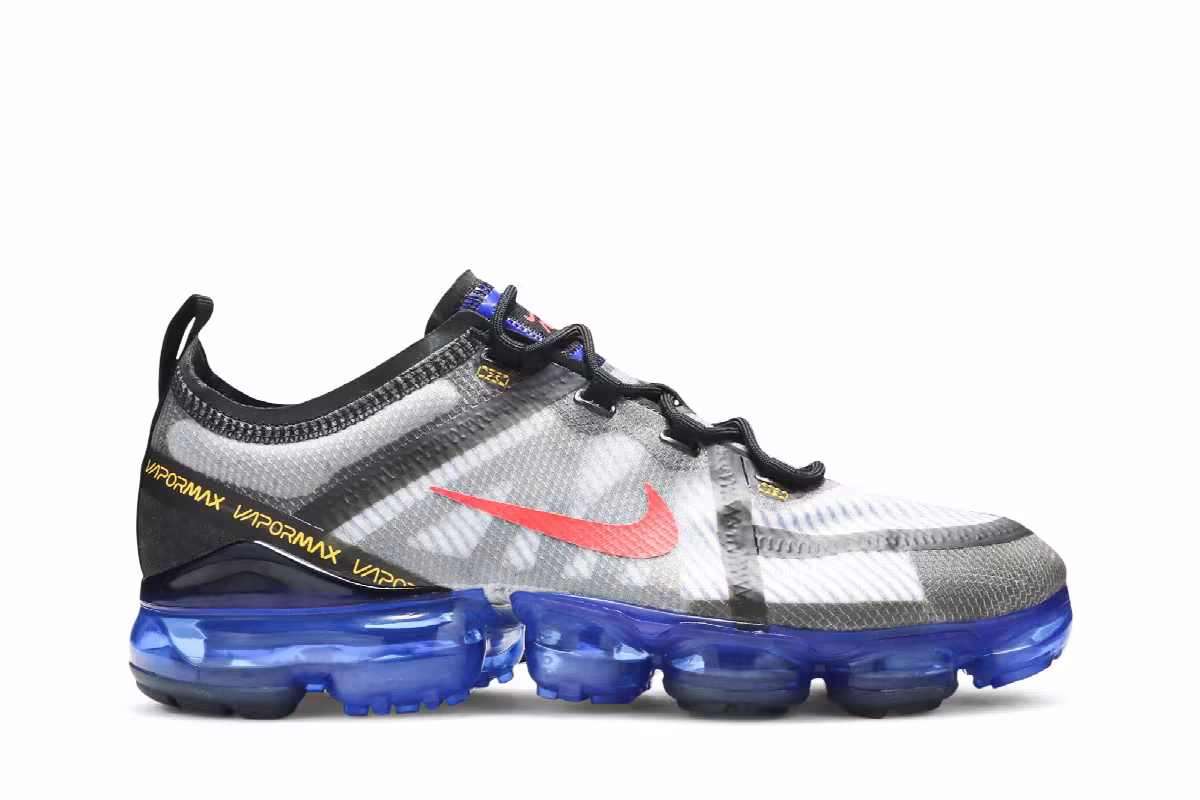 Nike Air VaporMax 2019 Black Hyper Blue, view 2