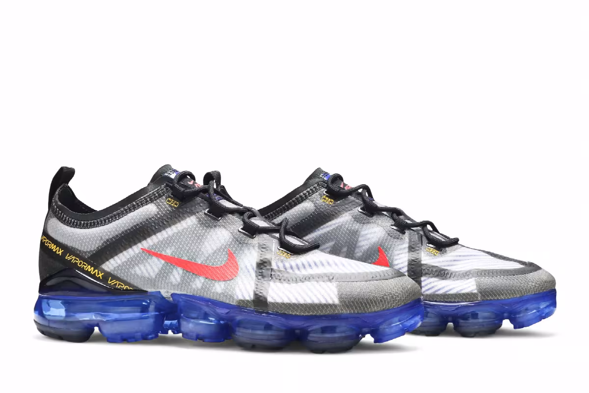 Nike Air VaporMax 2019 Black Hyper Blue, view 9