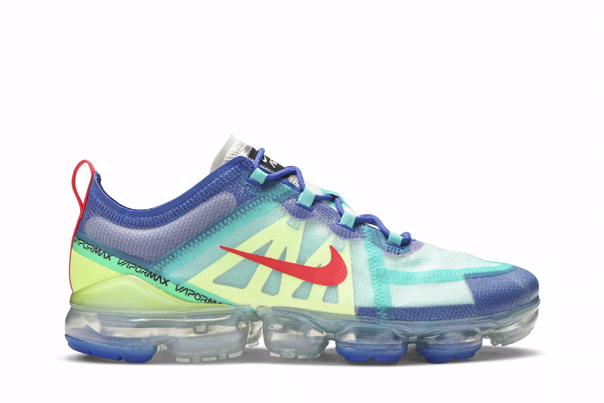 Nike Air VaporMax 2019 Blue Volt, view 2