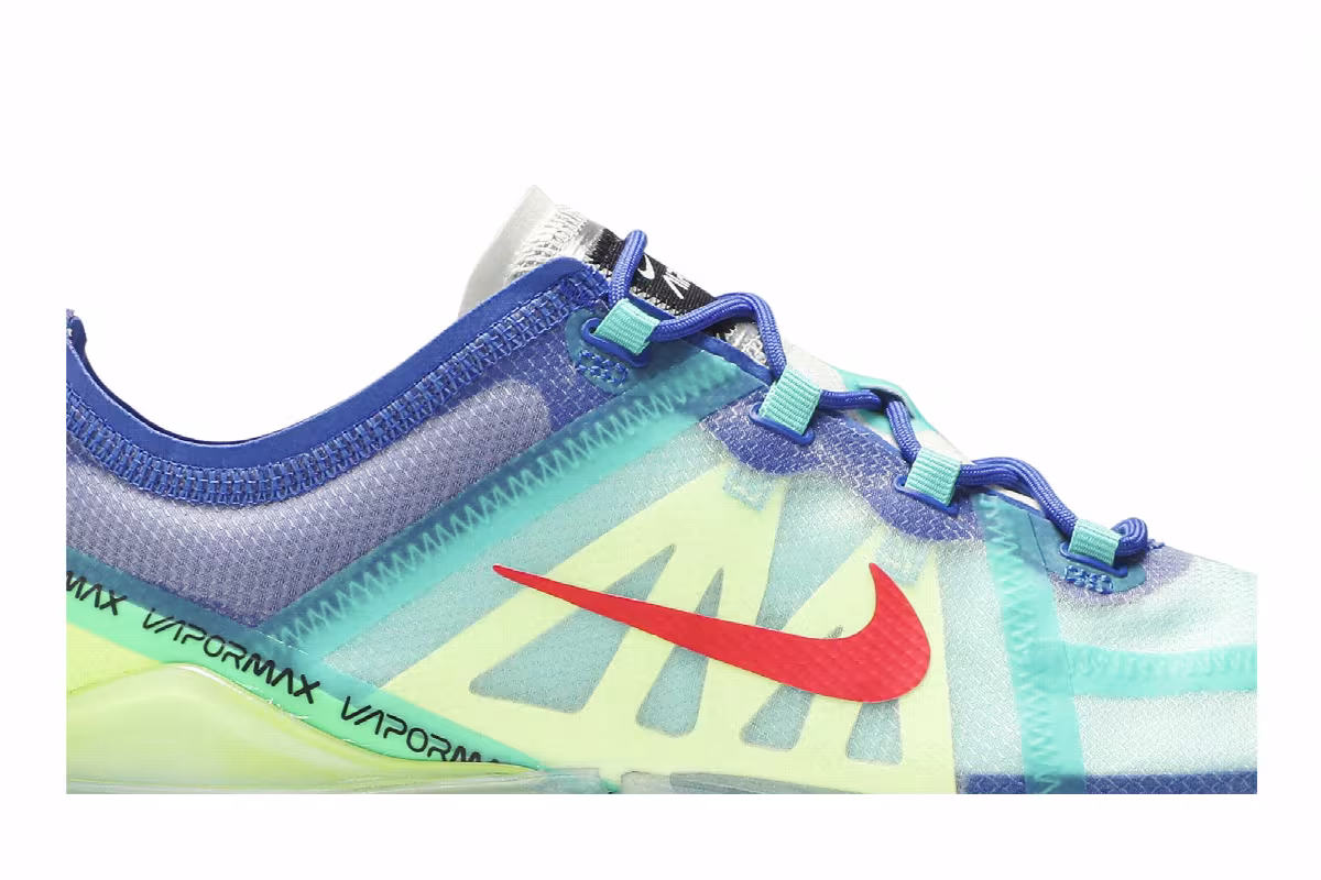 Nike Air VaporMax 2019 Blue Volt, view 3