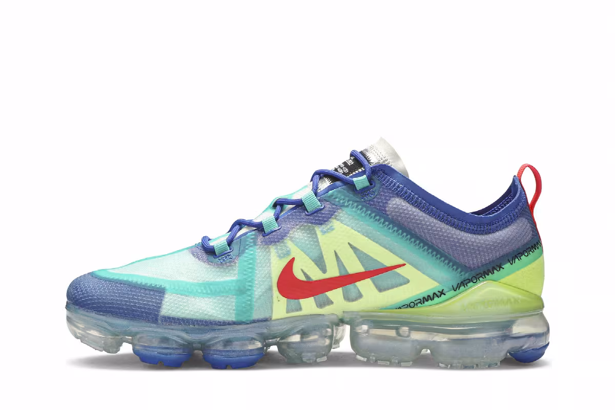 Nike Air VaporMax 2019 Blue Volt, view 4