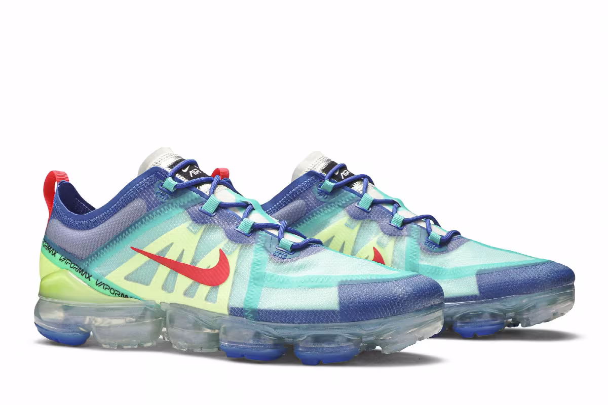 Nike Air VaporMax 2019 Blue Volt, view 9