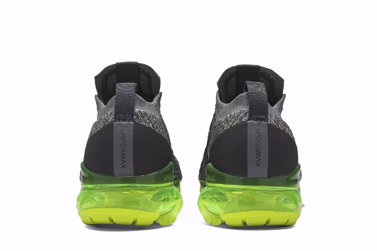 Nike Air VaporMax Flyknit 3 Grey Volt, view 7