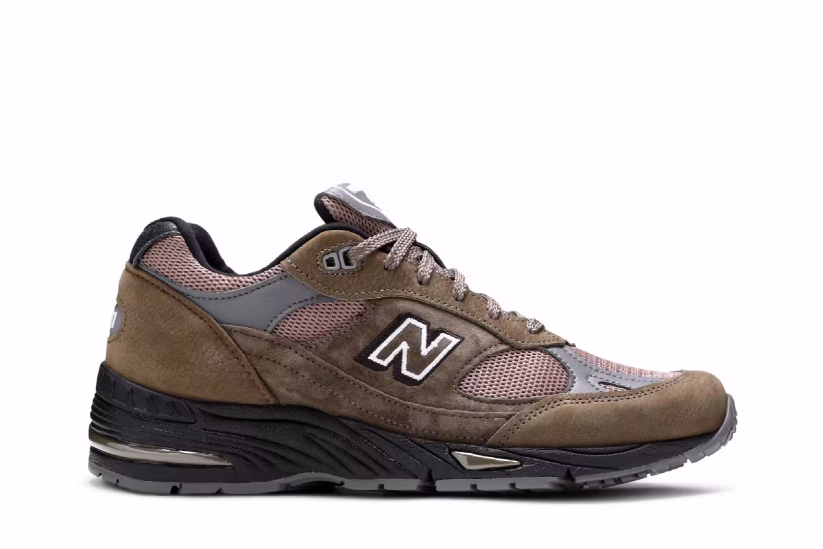 New Balance 991 Made in England Khaki Sand, view 2