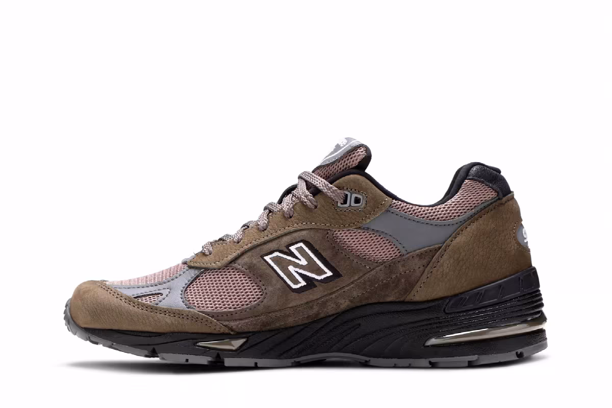 New Balance 991 Made in England Khaki Sand, view 4