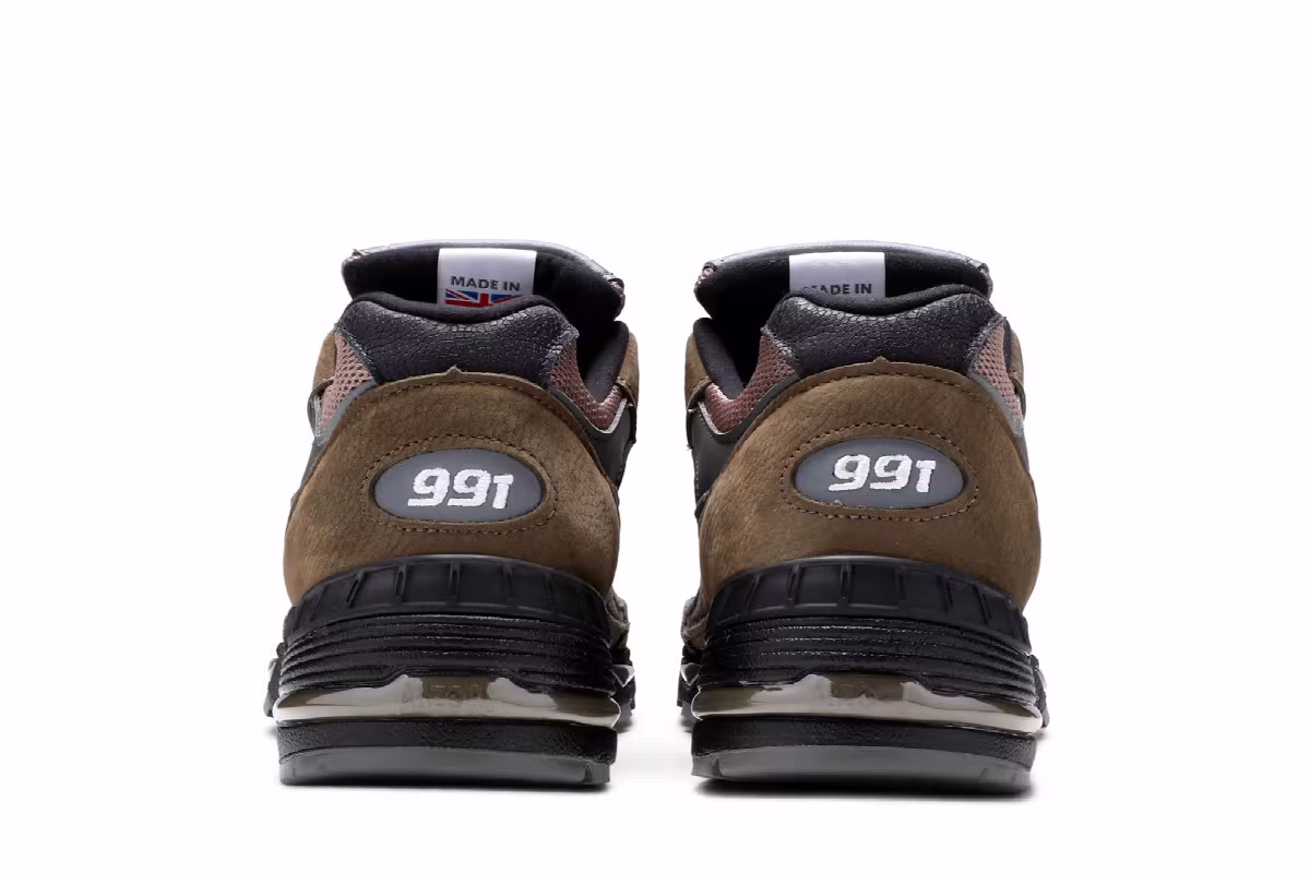 New Balance 991 Made in England Khaki Sand, view 7