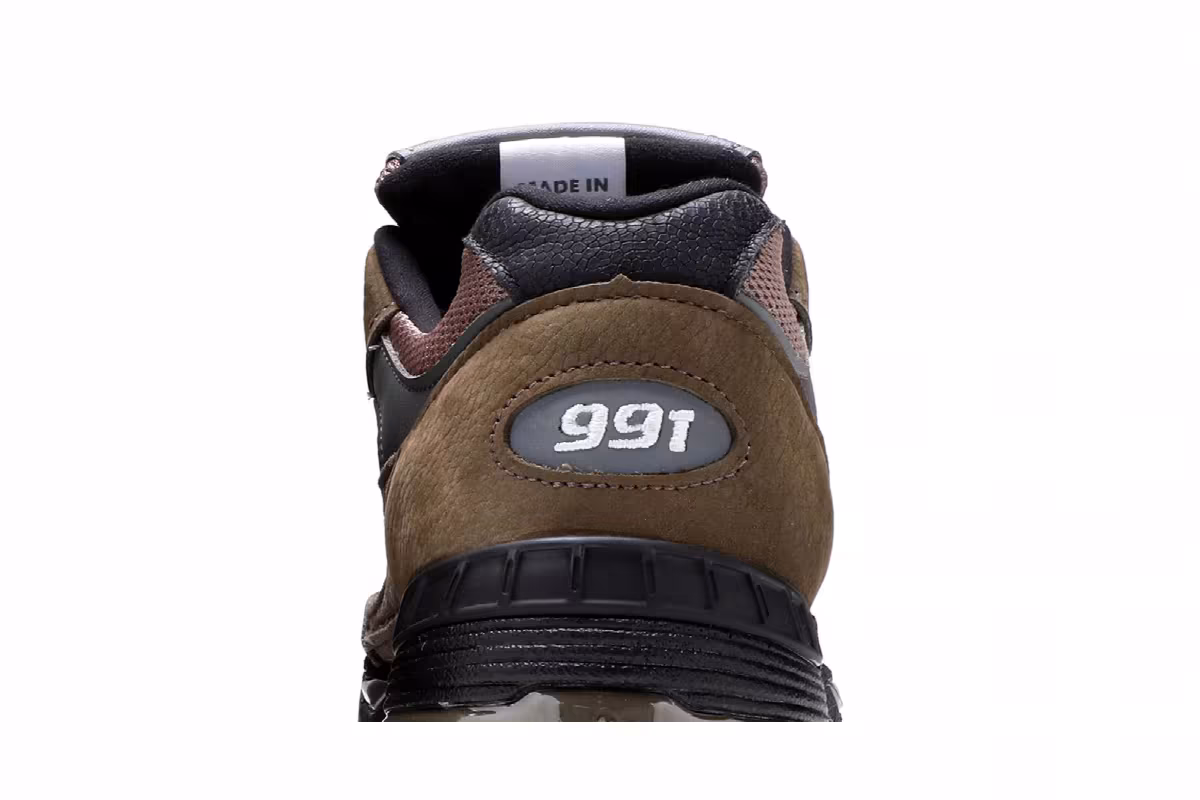 New Balance 991 Made in England Khaki Sand, view 8
