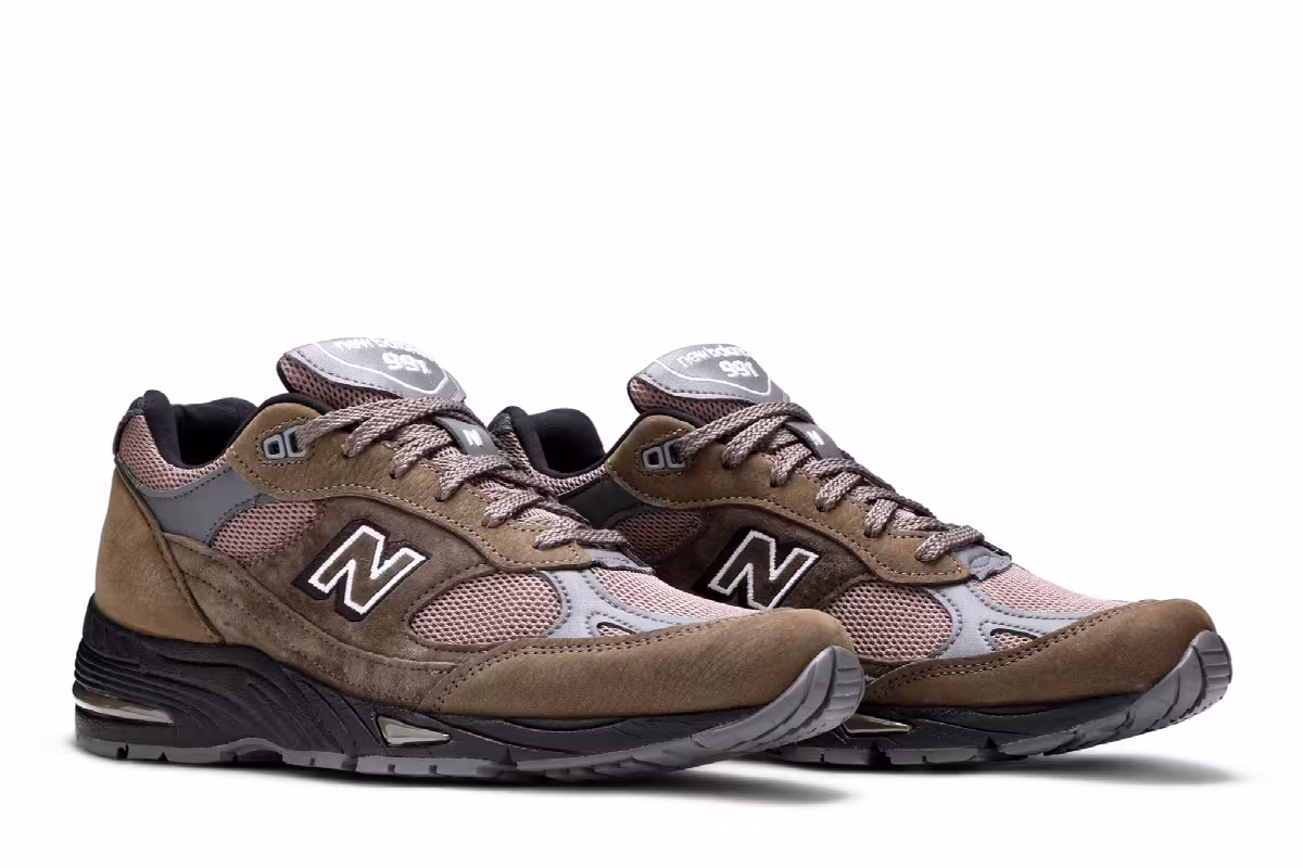 New Balance 991 Made in England Khaki Sand, view 9