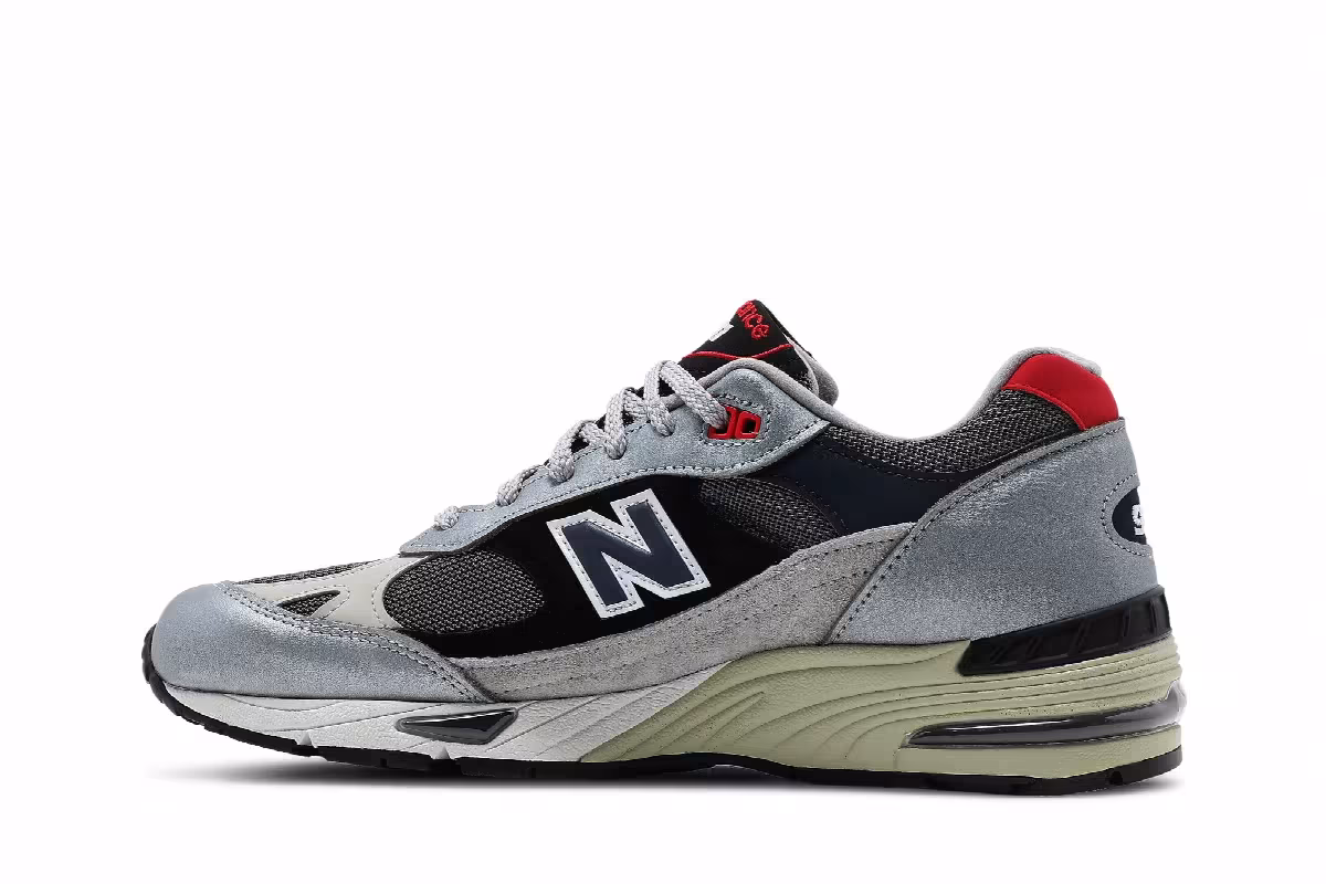 New Balance 991 Made in England Silver, view 4